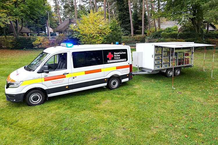 MTW mit Anhänger (RK ER 61/14/11) der Bereitschaft Erlangen 2