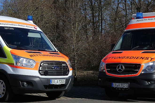 Fahrzeuge des Rettungsdienstes