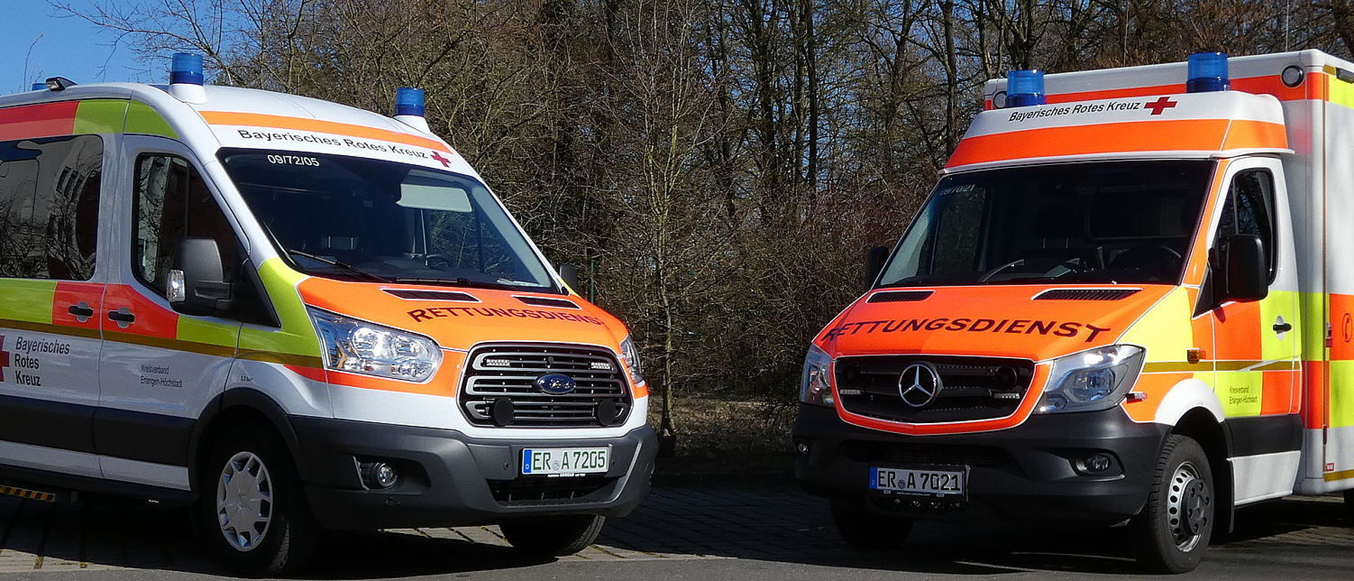 Fahrzeuge des Rettungsdienstes