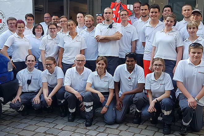 Gruppenfoto BRK Bereitschaft Erlangen 2