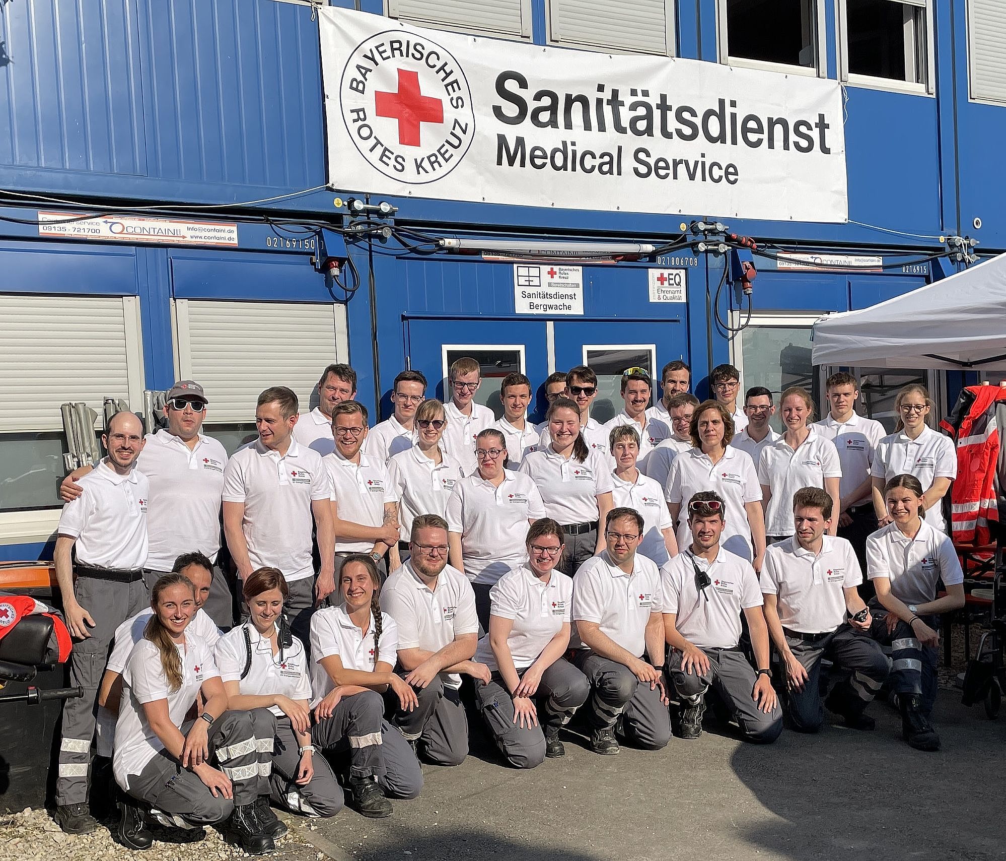 Gruppenbild der BRK Bereitschaft Erlangen 2